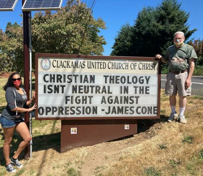 Clackamas United Church Of Christ Goes Viral Thanks To Their Clever Signs