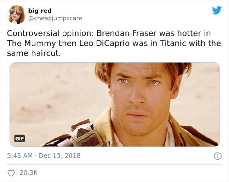 Internet Is Currently Filled With Brendan Fraser Appreciation