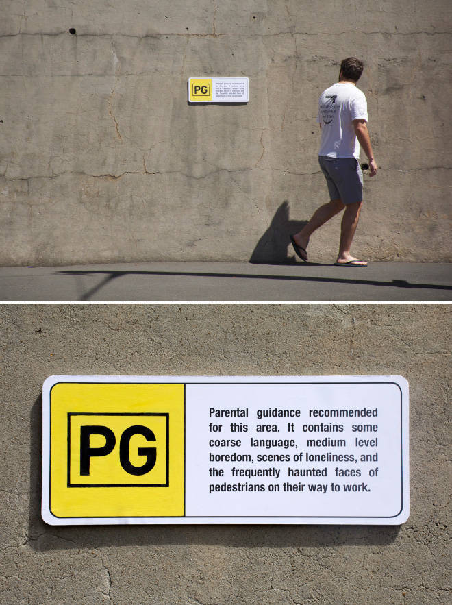 Artist Creates Curious Signs And Leaves Them Around The City