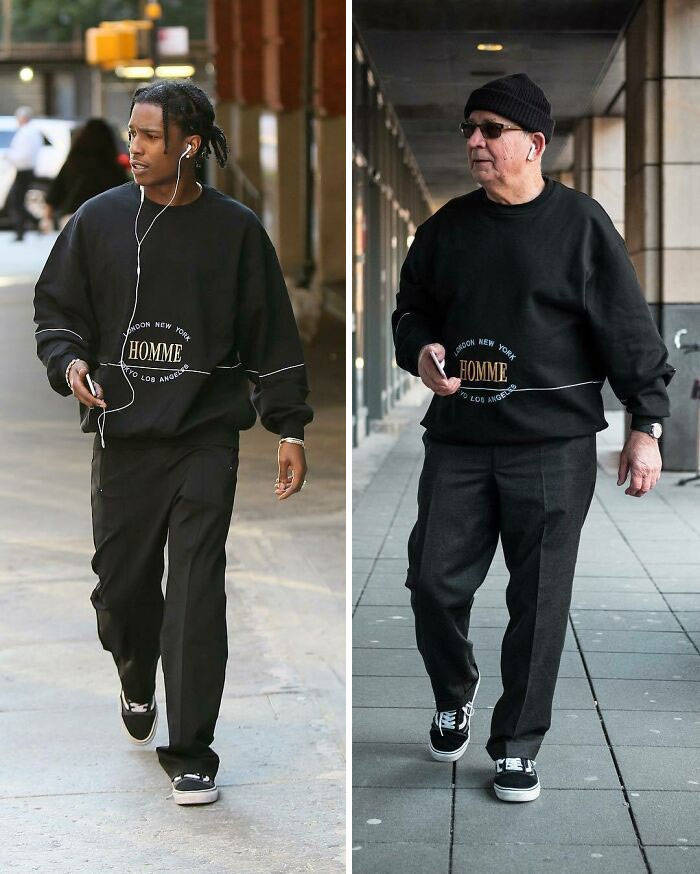 Guy Posts Celebrity Style Recreations By His Grandpa, Goes Viral