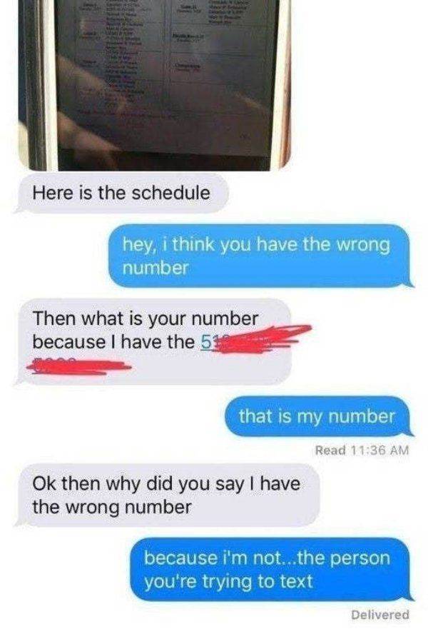 Wrong Number! You’ve Texted The Wrong Number!
