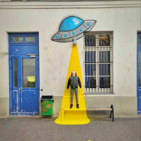Artist Brightens Up The Streets Of Paris With His Witty Art