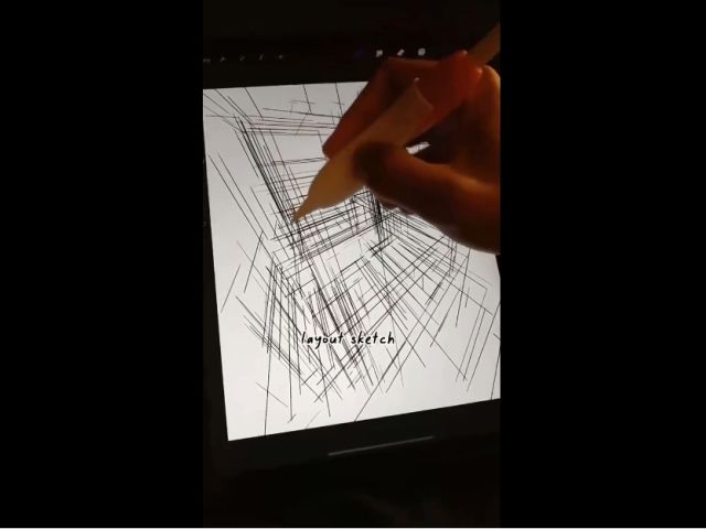 Inception In A Digital Drawing