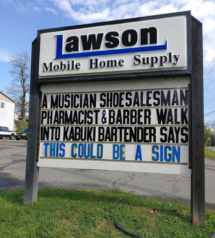 Sign War Between Many Local Businesses