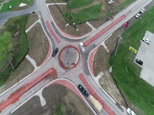 First Roundabout In Town…