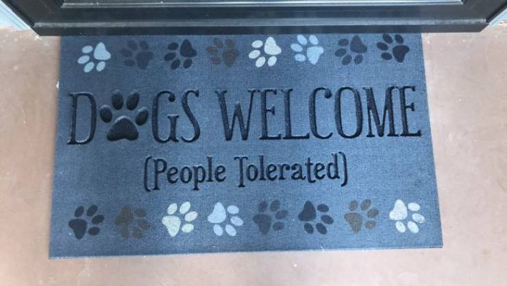 Be Greeted With These Funny Doormats