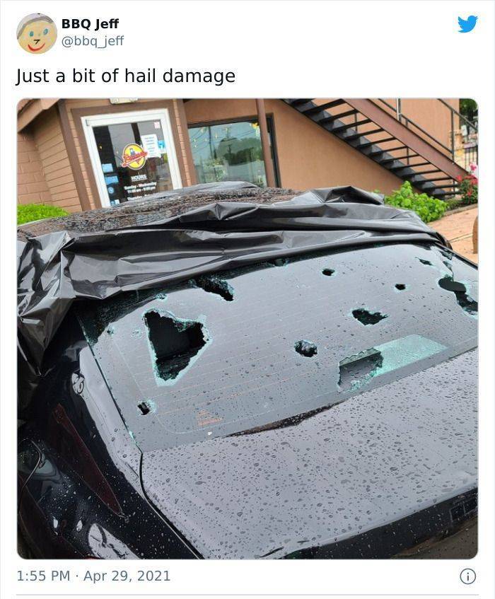 Monstrous Hail Hits Texas And Oklahoma, Causing Millions In Damage