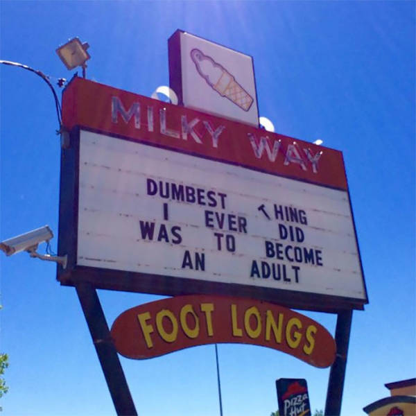This Ice Cream Shop Has Some Very Funny Signs!