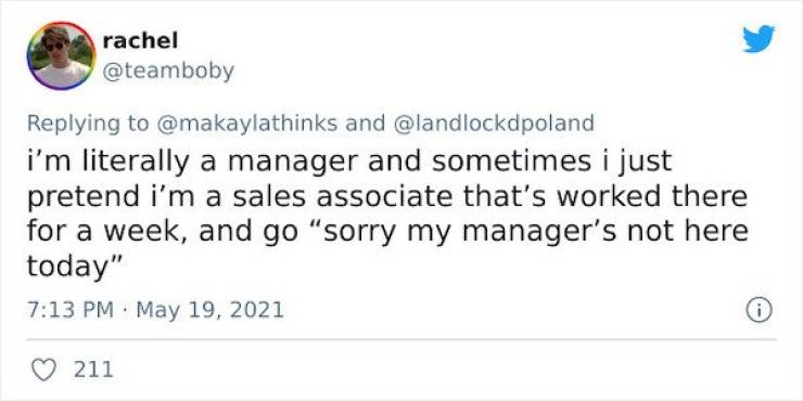 Sometimes Lying Is Easier Than Dealing With Obnoxious Customers…