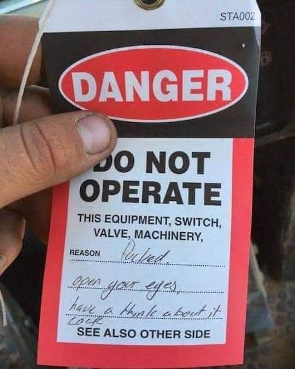 Safety Is For Losers…