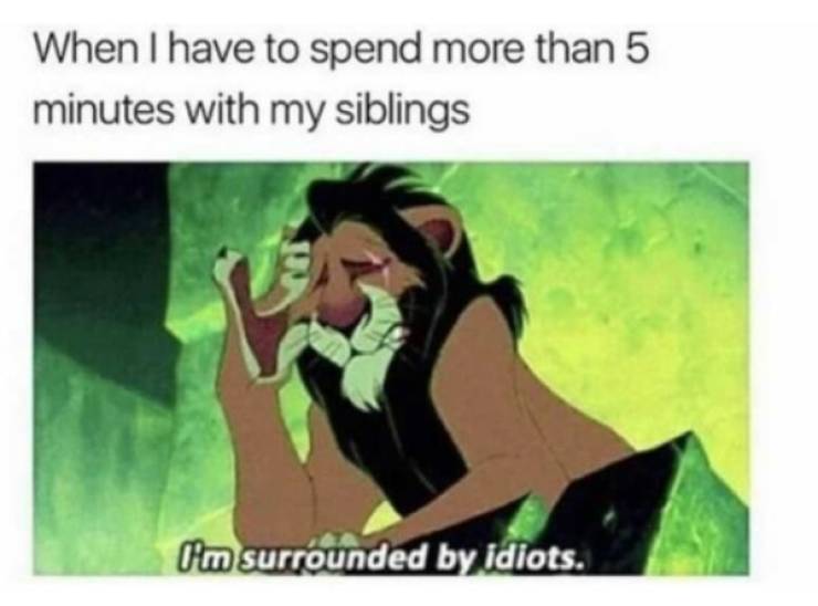 Siblings… They Are Unbearable!