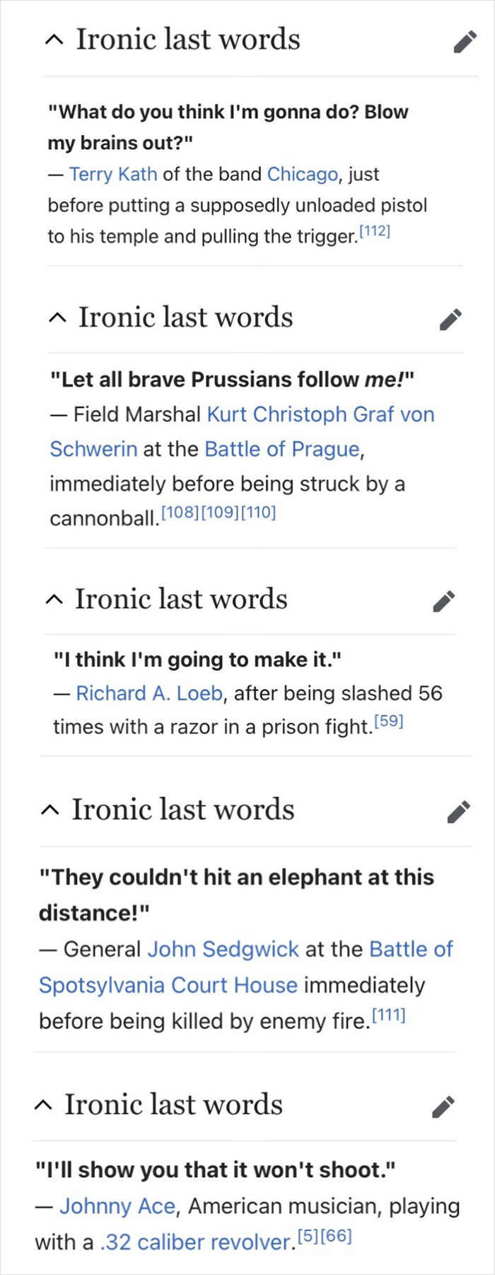 These “Wikipedia” Articles Are Pretty Weird…