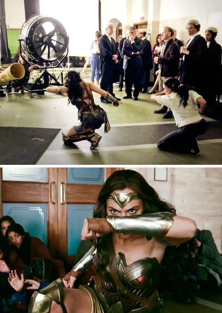 Photos Of What’s Hidden Behind The Scenes Of Famous Movies