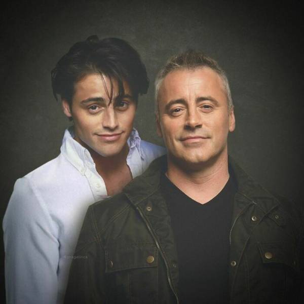Celebrities Photoshopped With Their Younger Selves