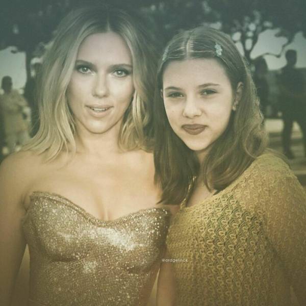 Celebrities Photoshopped With Their Younger Selves