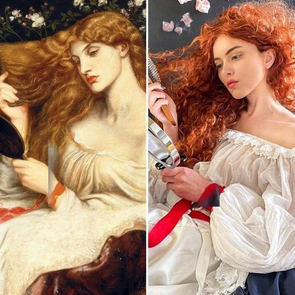 Woman Cosplays Not Pop, But Classical Art!