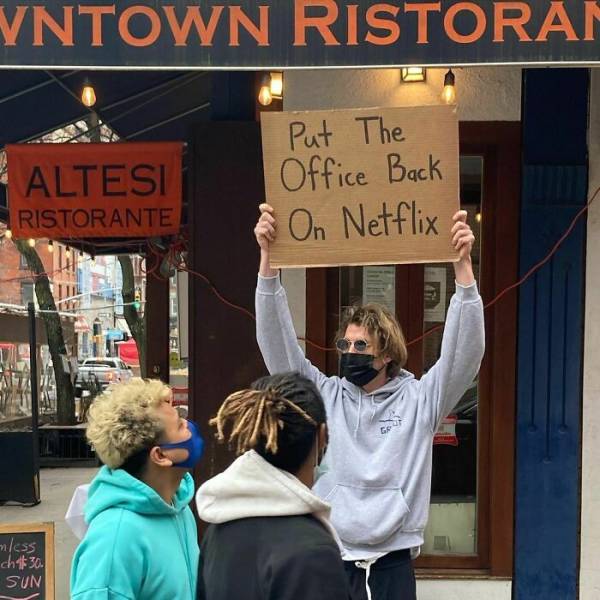 Dude With His Famous Signs…