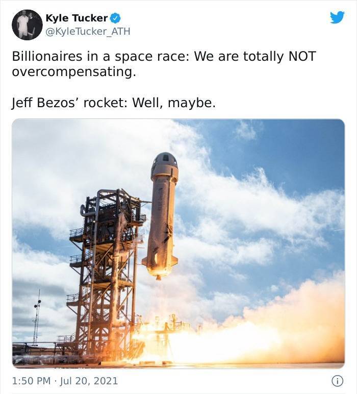 Jokes And Memes About Jeff Bezos’ Space Launch