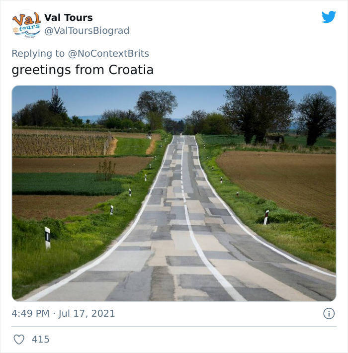 “Only In Britain Would A Road Look Like This”? Britain, Hold Our Pothole!