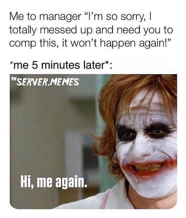 Server Memes And No Tip…