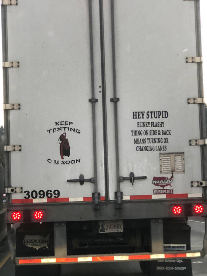 Truck Signs Are The Best!