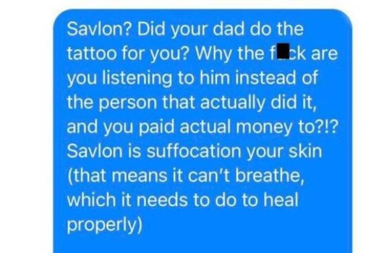 Entitled Customer Threatens Scottish Tattoo Parlor, Gets Roasted In Response