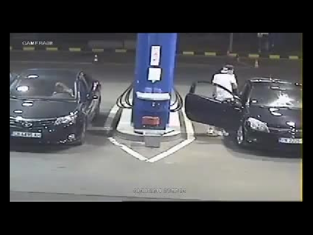 Smoking At A Gas Station…