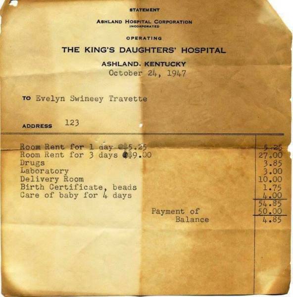 People Share American Medical Bills From The 20th Century. Feel The Difference…