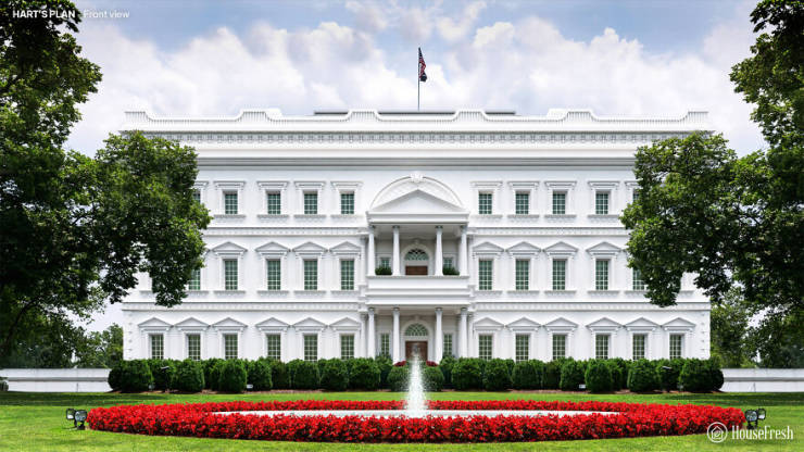 Architects Show Rejected White House Design Plans