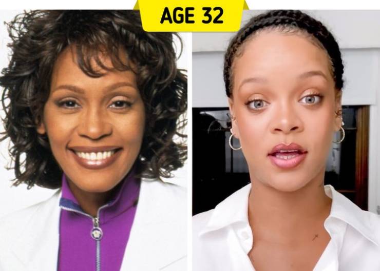 Celebrities Of The Past Vs Celebrities Of The Present, At The Same Age