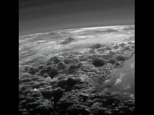 Pluto, Filmed By “New Horizons”