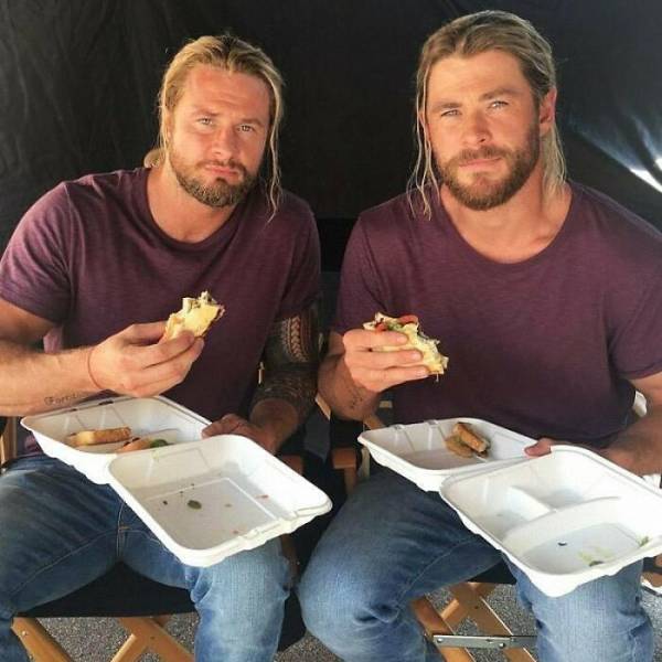When Your Stunt Double Is Also Your Doppelganger…