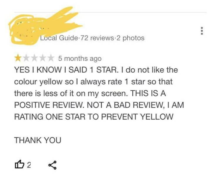 These Reviews Are Kinda Weird…