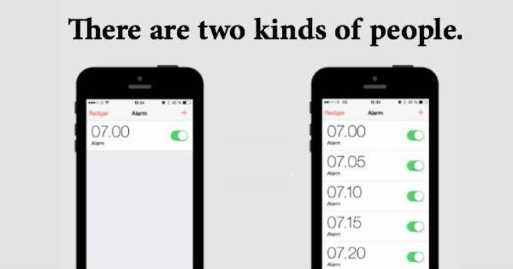 There Are Only Two Types Of People…