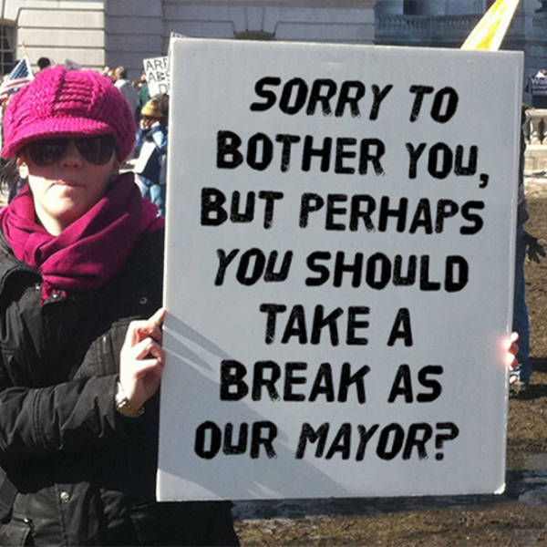 These Protest Signs Are Way Too Polite…