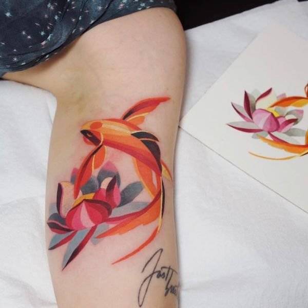 Amazingly Colorful Tattoo Works By Sasha Unisex