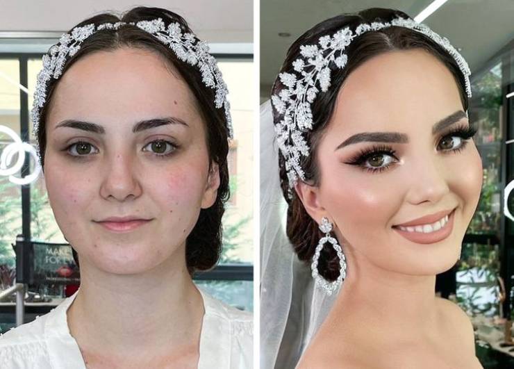 These Bridal Makeovers Look Like Real-Life Magic!