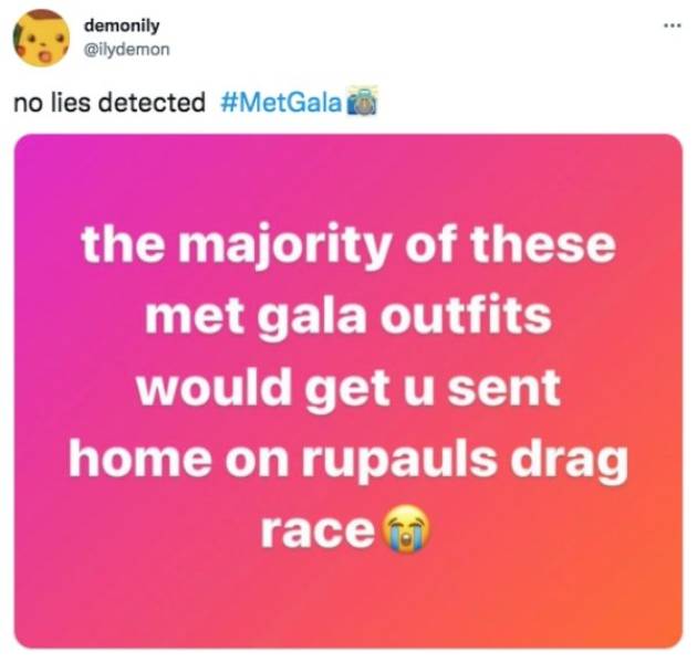 Celebrity Outfits From This Year’s Met Gala Are Getting Mercilessly Roasted