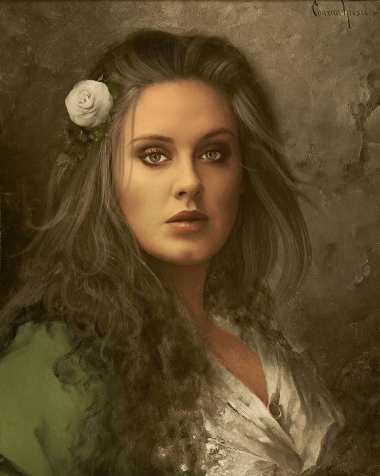 Modern Celebrities, But In Classical Paintings