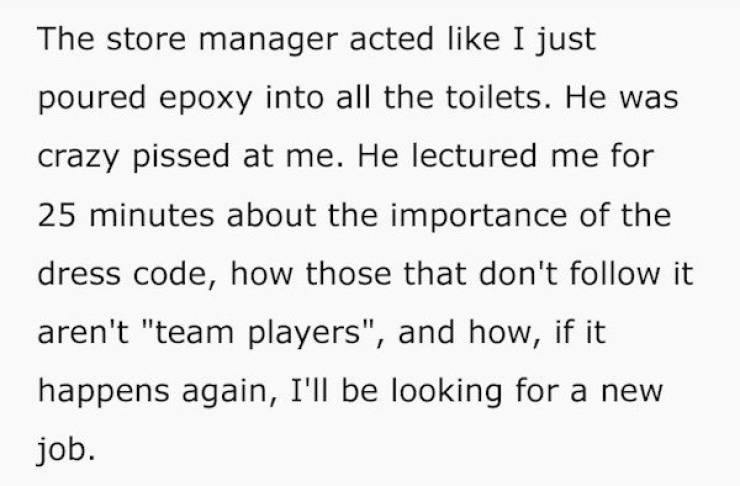 Man Gets Punished For Not Wearing A Tie To Work, Makes Them Regret It