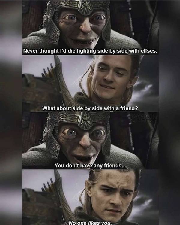 Fellowship Of “The Lord Of The Rings” Memes