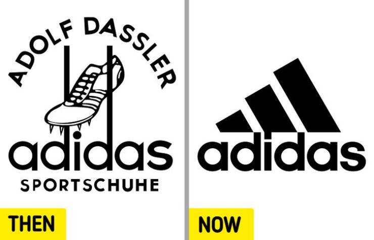 Famous Brand Logos: 50 Years Ago Vs Now
