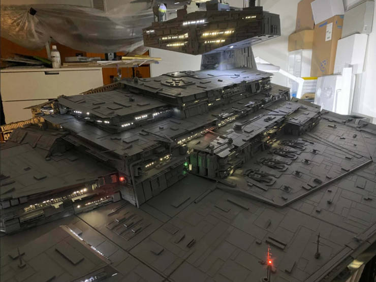 “Star Wars” Fan Creates A Star Destroyer Prototype In His Garage