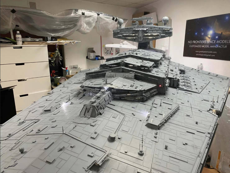 “Star Wars” Fan Creates A Star Destroyer Prototype In His Garage