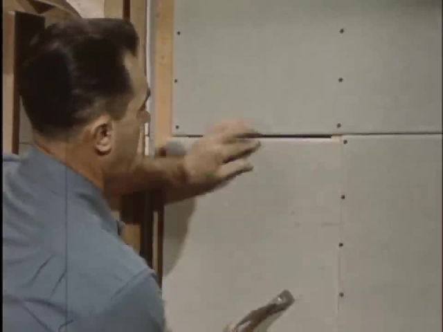 Drywall Installation In 1950s