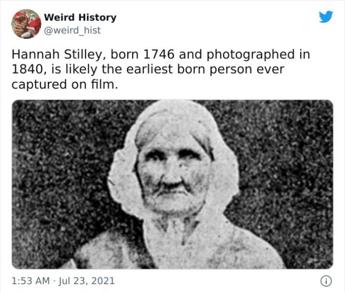 Weird History Is Weird…