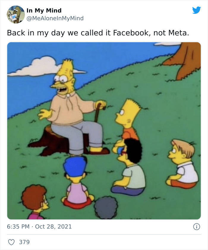 Metamemes About “Facebook” Changing Its Name To “Meta”