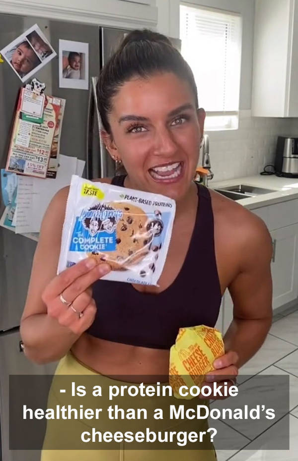 Is A Protein Cookie Healthier Than A “McDonald’s” Cheeseburger?