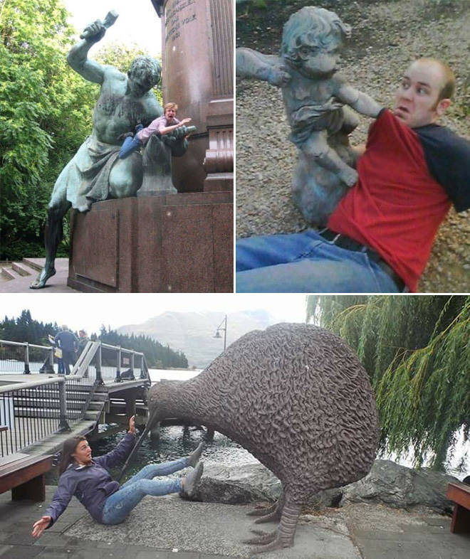 Statues Attacking People!