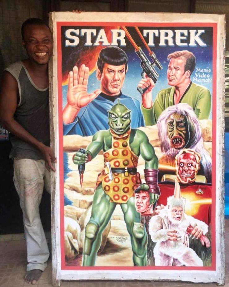 African Hand-Painted Movie Posters Are In A League Of Their Own…